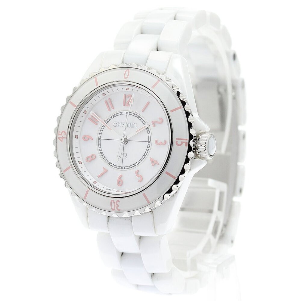 CHANEL J12 Pink Blush H6755 World limited 1200 white Dial Quartz Ladies